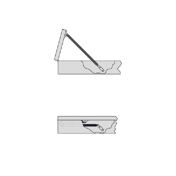 Roca skylighthållare 220mm RF