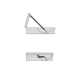 Roca skylighthållare 220mm RF