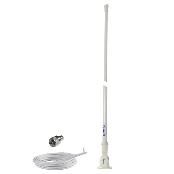 Glomex VHF antenn RA104, L:1m, 4,5m kabel och fot