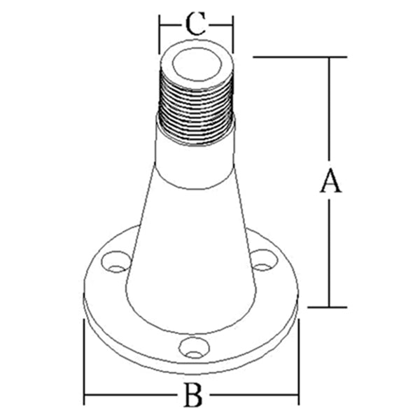 Glomex V9175 antennfäste nylon däck