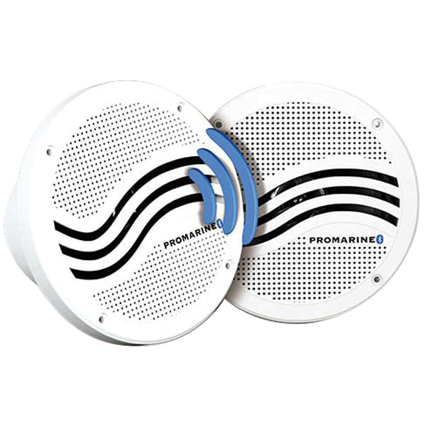 Promarine bluetooth-högtalare vitt startset 6,5" 150w