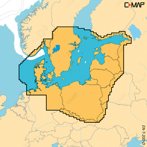 C-Map Discover X, Skagerak Kattegatt "endast vid köp av en plotter"