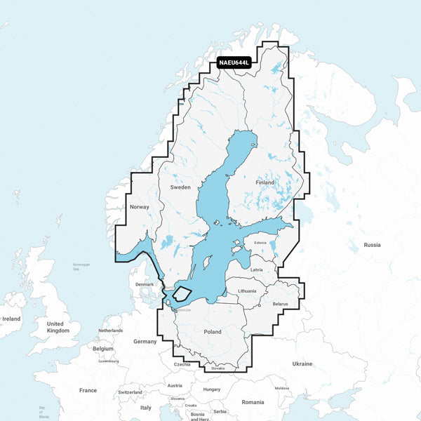 Navionics+ Large Sverige EU644L SD/MSD