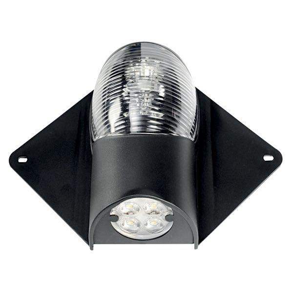 LED topplanterna 2 W/däcklampa 4x1 W, 12/24 V upp till 20 m