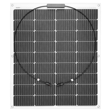 1852 Fleksibelt Solcellepanel mono 100 W, 84 x 72 cm