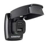 ScanStrut Flip-Pro vandtæt USB A & C ladestik 12-24V /36-60W