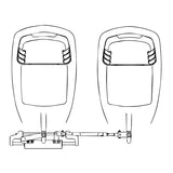 Länkarm RF-2 A96 motor 66-73,6cm till UC128 & UC131