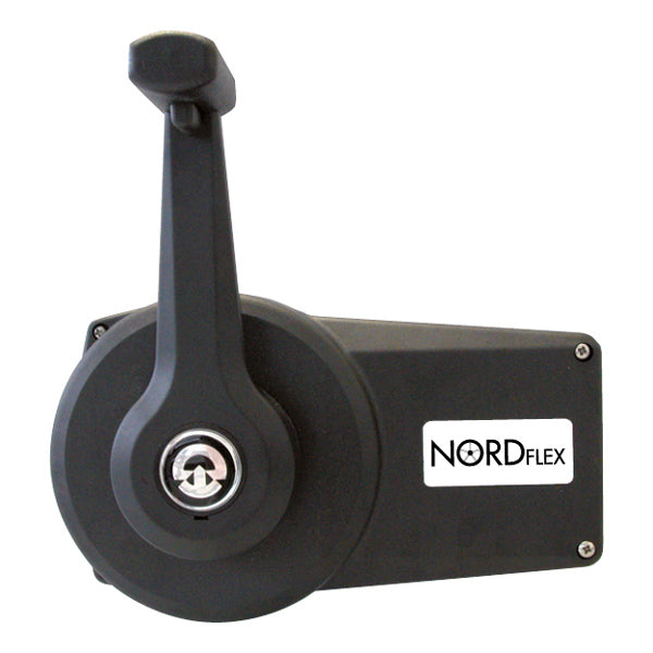 Nordflex reglagebox svart enkelhandtag med lås