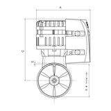 Max Power Bogpropeller Eco 130 48V duo Ø185