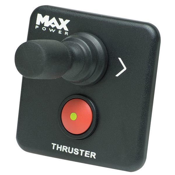 Max Power joystick svart 12/24 V med brytare