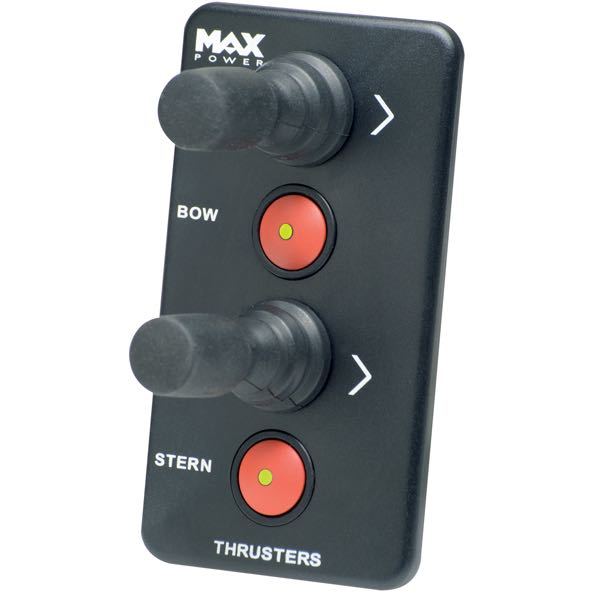 Max Power Joystick 12/24 V dubb. svart