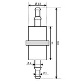 Filter diesel/bensin max 3500cc