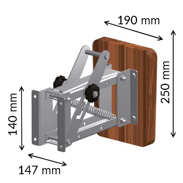 Motorfäste -max 8hk/30kg