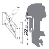 Motorfäste -max 8hk/30kg