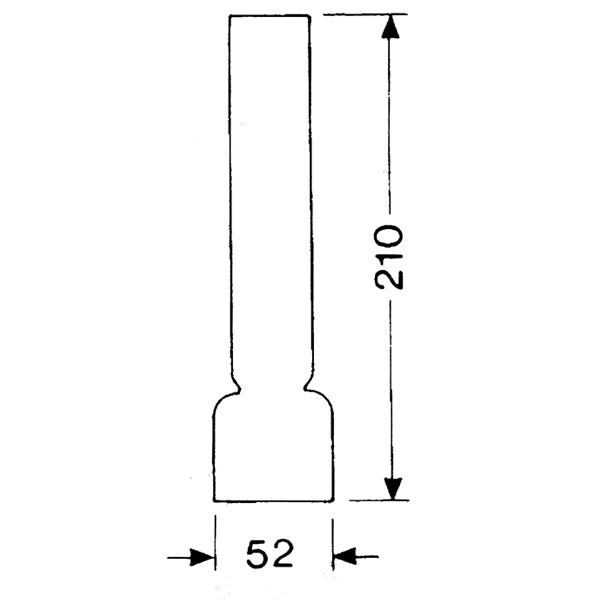 DHR Lampglas 14 x 210 mm