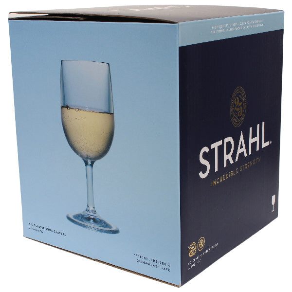 Strahl Vinglas Polykarbonat 245 ml. 4 st i presentförpackning