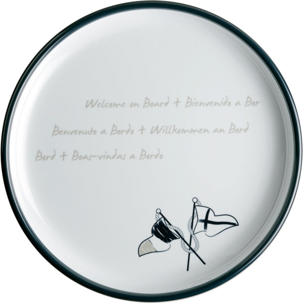 MB Welcome on board desserttallrik Ø21 cm 255 g 6 st