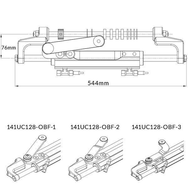 Ultraflex Utombordsmotor cylinder, max 300HK